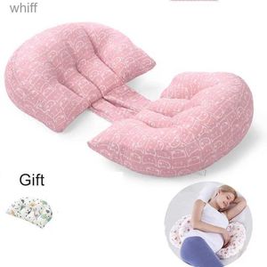 Oreillers de maternité Nouveau coton taille oreiller de maternité pour les femmes enceintes oreiller de grossesse U oreillers complets pour dormir coussin de grossesse ProductL231105