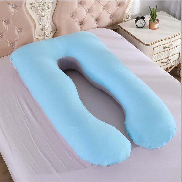 Maternité Oreillers Grossesse U-Forme Oreiller Femmes Enceintes Literie Long Corps Complet Coussin Confortable SleepingYYF004 201117