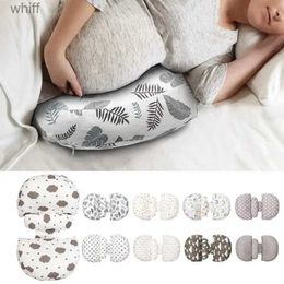 Oreillers de maternité Oreiller de coin de grossesse pour les femmes du corps en coton respirant de couleur massive maternité des oreillers de support de sommeil de grossesse