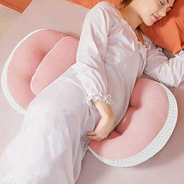 Oreillers de maternité oreiller enceinte pour une grossesse de sommeil oreiller pour femmes enceintes couvercles d'oreiller détachables et réglables y240522