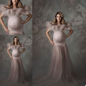 Robes de nuit de maternité pour femmes enceintes, accessoires de photographie, sur mesure, fête de mariage, bon marché, robe de nuit 2661