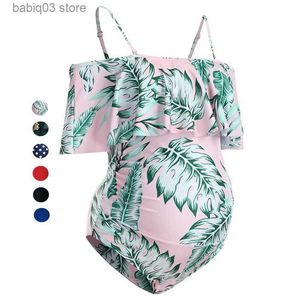 Maternité maillots de bain maillots de bain pour femmes enceintes maillot de bain une pièce grossesse maillot de bain sexy jarretelle maillot de bain grande taille maternité maillots de bain T2306