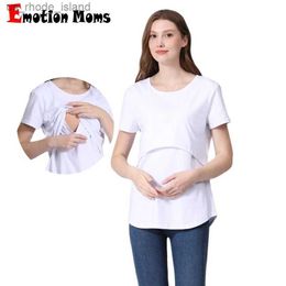Tops de maternité t-shirts émotion mamans T-shirt de maternité d'été