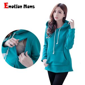 Zwangerschapstops Tees Emotie Moeders Winter Zwangerschap Zwangerschapskleding Tops voor zwangere vrouwen Borstvoeding Hoodie Trui Zwangerschapstops 231218