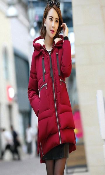 Manteau d'hiver de maternité longue à capuche épaissir doudoune manteau décontracté pour les femmes enceintes vêtements de grossesse vêtements d'extérieur grande taille S5XL5370166