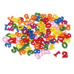 Wiskunde tellen tijd intelligentie speelgoed magideal color 100 houten digitale kinderen wiskunde leeronderwijs speelgoed kleuterschool leermiddelen wx5.29