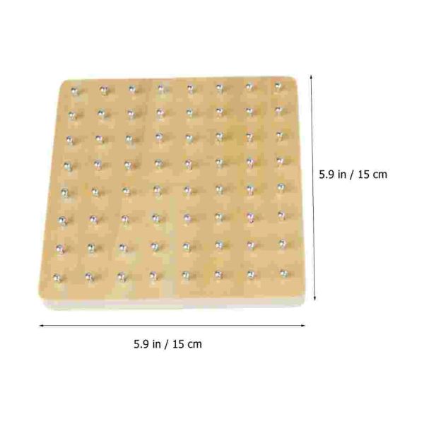 Outils de planche à ongles mathématiques préscolaire Geoboard Puzzle Puzzle éducatif jouet en bois