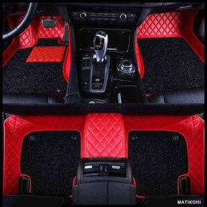 Matikohi CustomCar Floor Mats voor Hyundai Santa Fe Getz Tucson IX25 IX35 Creta Elantra Kona I30 Alle modellen Auto -matten Accessoires W220311