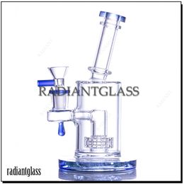 Matrix percolatoer base épaisse mini bong narguilés 7,16 pouces de haut tuyau d'eau pour fumer portable pour la maison avec bol de 14 mm joint femelle