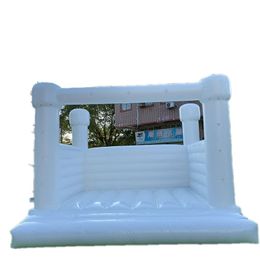 Matten 11.5x11.5ft Familie Trampolines opblaasbare witte bruiloft Jumper PVC Bouncy Castle Moon Bounce House Bridal Bounce House 791 E3