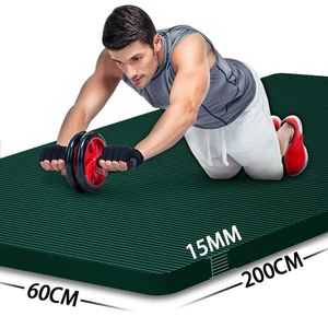 Tapis Tapis de Yoga 2 mètres plus long Super grand tapis de Yoga allongé pour hommes spécial haute qualité Fiess Pilates exercice tapis Fiess sain