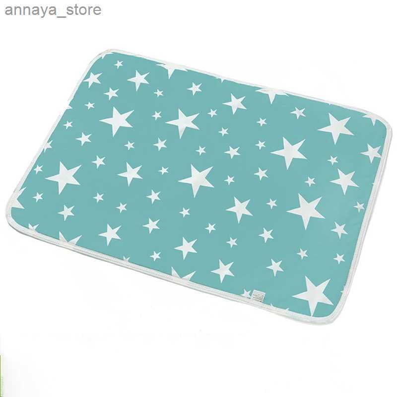 Mats 50 * 70cm baby diaper replacement pad portable foldable and washable waterproof pad travel pad floor mat reusableL2404