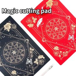 Matten A4/A5 Black Gold Magic Array Snijd Mat Craft Mat Craft Card Fabric Lederen Papier Snijden Gereedschap Kussen Schrijfkussen Office Supply