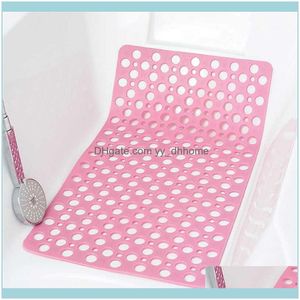 Matten aessories Home Gardennon Slip Bathtub Mat Kids Douchekussentjes PVC Pad Badkamerbenodigdheden Extra zachte Eco -vriendelijke TPE Bath Mats1 Drop Deli