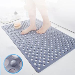 Tapis de salle de bain antidérapant, lavable, pour salle de douche, tapis de sol pour toilettes, imperméable, pour bain et Sauna