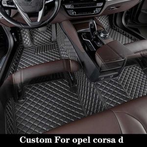 Tapis de tapis de voiture personnalisés pour Opel Corsa D 2004 2007 2009 2012 2012 2014 Tapis étanche de haute qualité 1PCS PAD AUTO ACCESSOIRATION Q231012