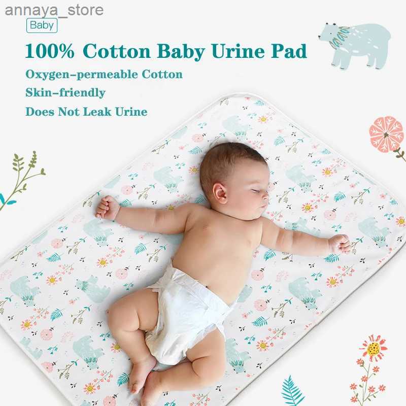 Mats Cartoon Baby Diaper Replacement Pad Soft and Cute Cotton Diaper Replacement Pad for Newborns Waterproof Replacement Pad Floor Pad Game PadL2404