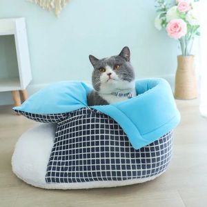 Tapis lit pour chat en forme de chaussure, Cool Cat House (A8109)