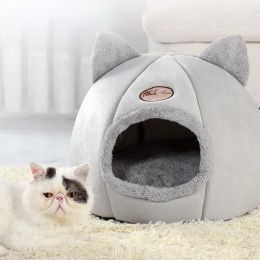 Esteras Comodidad para dormir profundamente en invierno Cama para gatos Productos para casas para perros pequeños Tienda para mascotas Cueva acogedora Suministros para gatos Camas para gatos Productos para mascotas