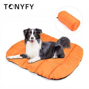 Tapis de lit pour chien, couverture portable et pliable pour animaux de compagnie, coussin pour chien, chat, chiot, imperméable, chenil d'extérieur, tapis pour pique-nique, camping, voyage