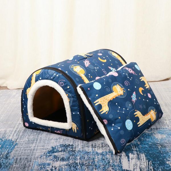 Tapis lit pour chien chat canapé lits doux chaud hiver coussin tente grotte accessoires maison pour animaux de compagnie meilleure vente produits pour animaux de compagnie livraison directe CW230