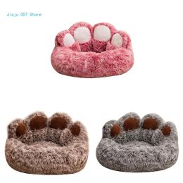 Mats Cojín de perros Cama para dormir de invierno para cachorro Pet Antislip Couch Camplio de cama Bed de descanso suave para pequeño Cat C9ga
