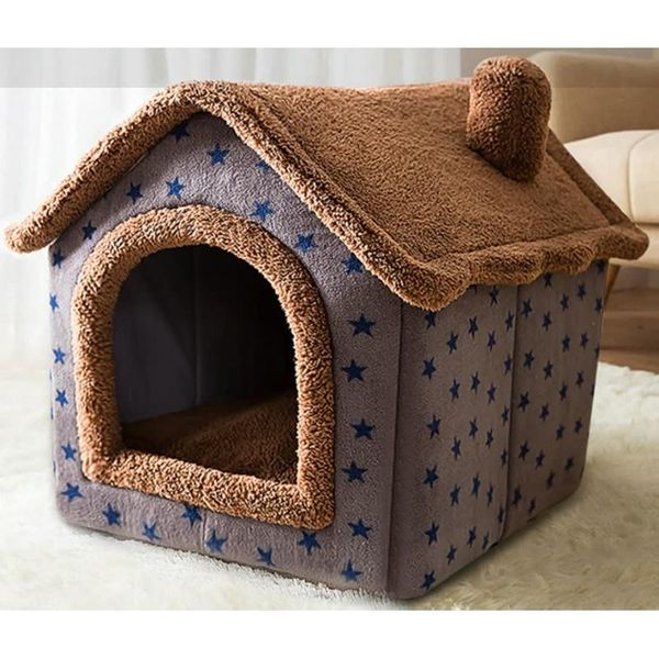 Tapis chien lit chenil maison Type hiver chaud petits chiens Teddy quatre saisons lavable niches chat litière lit pour animaux de compagnie