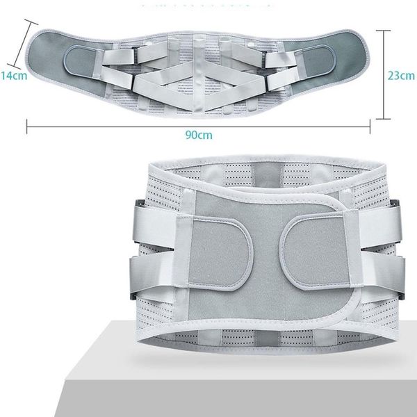 Esteras Tamaño Extra Grande Xxl Hombres Mujeres Ortopédico Médico Cinturón De Corsé De Metal Soporte De Espalda Inferior Cinturón De Columna Vertebral Enderezador De Postura Espalda S M