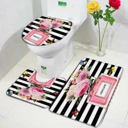 Tapis de bain de fleurs de fleurs
