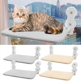 Tapis Pliable Chat Fenêtre Hamac Sans Fil Chat Fenêtre Perchoir Avec 4 Ventouses Fenêtre Chat Lits Durable Intérieur Chaton Escalade Cadre