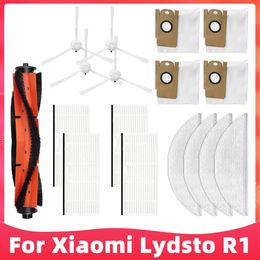 Matten voor Xiaomi Lydsto R1 / R1a / R1 Pro / S1 Robotstofzuigers Vervanging Reserveonderdeel Hoofdzijborstel Hepa Filter Mop Pad Stofzak
