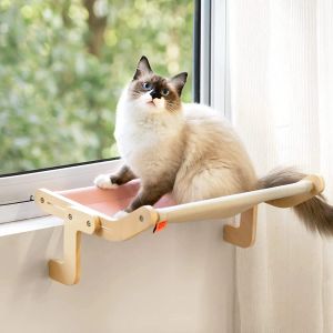 Tapis suspendus pour chats de chat pour animal de compagnie Hamac Air Cat Bed House Cat Crame d'escalade Salle de fenêtre Salle Nest ACCESSOIRES DE PÉDIAUX PEX