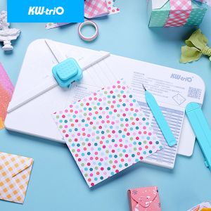 Mats Kwtrio HB01 Boîte-cadeau Enveloppe Scribe Board Enveloppe Punch Board Diy Enveloppe Pocket Making Belosing Board Paper Paper Cutter