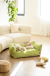 Mats Mats Mewoofun Pet Sona lit pour petits chiens et chats PAUT-SLIRSE PULODIQUE ET COZY POUR VOS MATS LAVABLES FRIVRY FRIRY