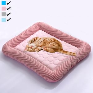 Matten Nieuwe huisdiermat Kattenbed Ijszijde Koele mat Mesh Comfortabele kattenkooimat Zomer dunne mat Ademend en handig koel