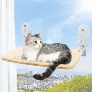 Mats Nouveaux aspirateurs chat hamac hamac pliable hamac en suspension de chat de chat pour balcon balein vitre