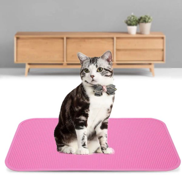 Colchonetas de goma sin deslizamiento Mat de goma para la mesa de entrenamiento de baños para mascotas suministros para perros de gato puerta de entrada al aire libre alfombrillas de verano