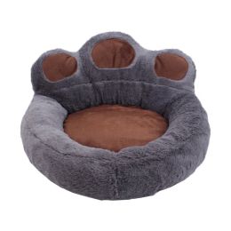 Tapis fournitures pour animaux de compagnie litière pour chat de dessin animé coussin de chenil canapé patte d'ours litière pour animaux de compagnie amovible et lavable sans couture canapé maison nid de chat