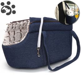 Mats Pets Carrier for Cat Carrying Bag for Cats Backpack for Cat Panier Handbag Travel Small Bag Plush Puppy Bed Pet Products Gatos