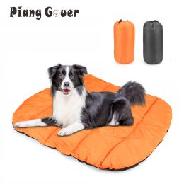 Mats Picnic Manta de cama para perros Mat de mascotas plegables Cuschón para perros Cat Puppy Poldia impermeable al aire libre para acampar