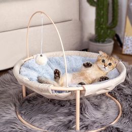 Matten SHUANGMAO Huisdier Kat Bed Verwijderbare Katten Huis Bedden voor Lounger Kleine Hond Bed Kitten Venster Winter Warm Leuke Slaapmatten Producten
