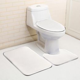 Matten Sublimatie Blank Badkamer Badmat Set Wc Antislip 3 STKS Badmat Badkamer Tapijt Douche Tapijten Set Wc Deksel Cover Vloermat