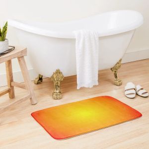 Tapis Sunfire jaune or Orange rouge dégradé de couleurs joyeux Design ensoleillé tapis de bain tapis pour douche salle de bain intérieur
