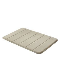 Tapis de porte épaissis, tapis de non-fossé de salle de bain lent rebond, tapis de porte éponge à mémoire, tapis de pied absorbant les toilettes