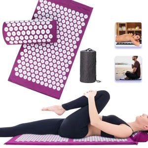 Tapis de Yoga avec aiguilles, pour Fitness, Massage, Acupuncture, accupression, équipement de musculation, sport