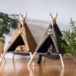 Mats ZK30 tipi para mascotas, cama para perros y gatos, lona blanca, lona para perros, bonita casa, tiendas de campaña lavables portátiles para perros, gatos, mascotas, cachorros y gatitos