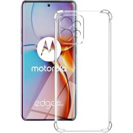 Clear for Motorola Edge 50 Pro Edge 40 Neo 30 Fusion Case Silicone Moto X50 Ultra G04 G34 G04S G64 G24 G54 Power Cover