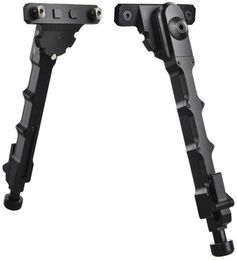 Noir mat 7,5 à 9 pouces Réglable Spring Side Mount Tactical Rifle Bipod Hunting Split Bracket pour M-lok Rail