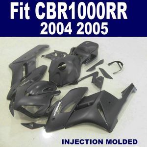 Kit de carenado de molde de inyección negro mate PARA HONDA CBR1000RR 2004 2005 CBR1000 RR 04 05 CBR 1000