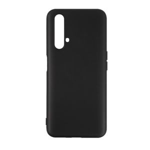 Mat Black Soft TPU -telefoonhoesjes voor Oppo Realme 3 5 6 X2 Pro X Lite X K3 Q 5 5i 5S C3 6i Narzo 20A XT 730G K5 X50 5G X3 C11 Achteromslag